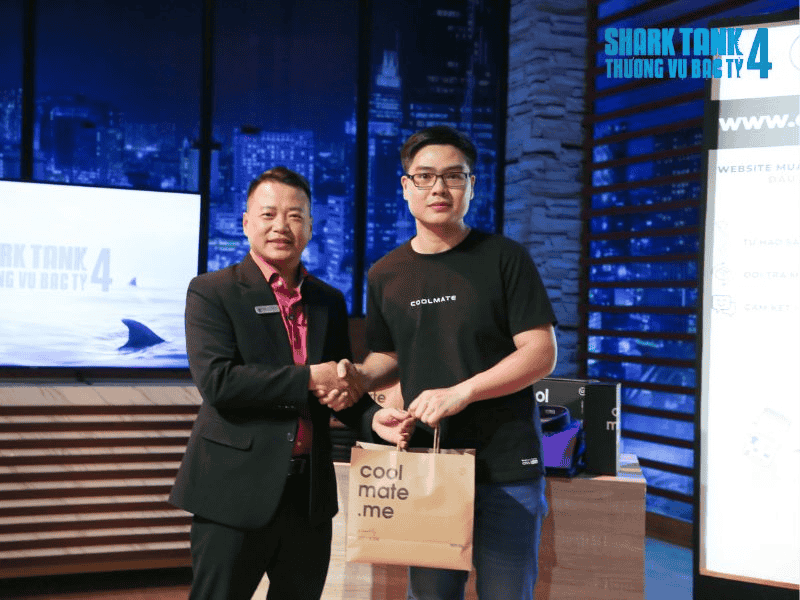 Coolmate và Shark Bình tại chương trình Shark Tank mùa 4
