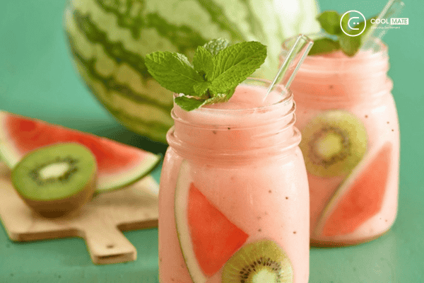 Smoothie dưa hấu, thức uống giải nhiệt, cung cấp vitamin tốt cho sức khỏe