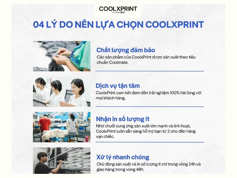 CoolxPrint sử dụng công nghệ in chuyển nhiệt hiện đại