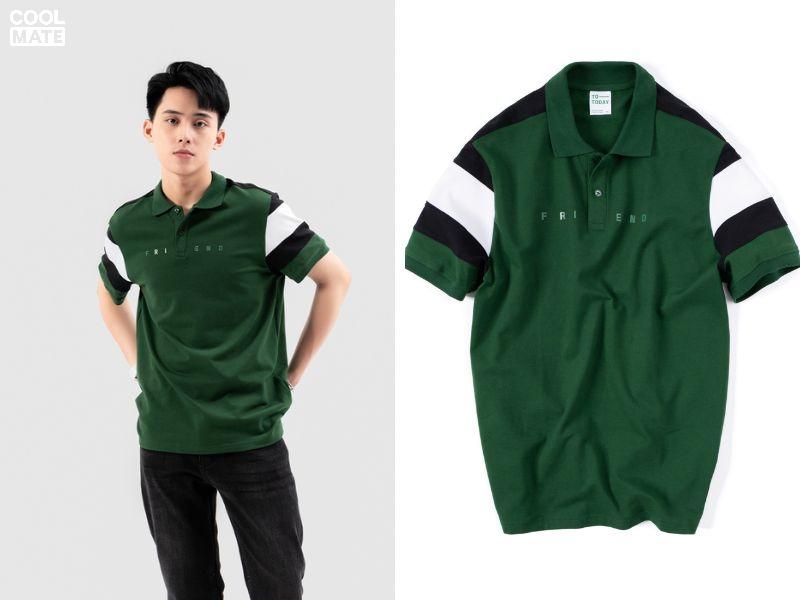 Áo polo xanh lá cây thể hiện cá tính và phong cách riêng