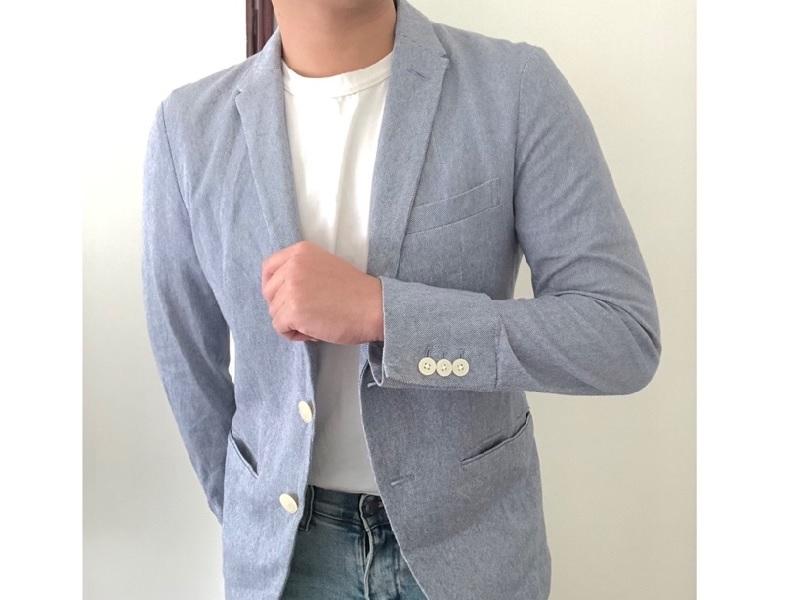 Áo blazer vải linen