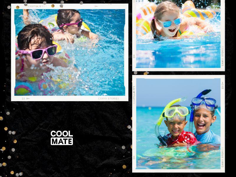 Hãy chọn đồ bơi đa dạng sắc màu cho bé