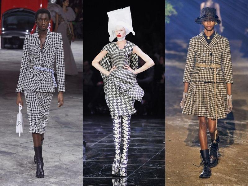 “Càn quét” sàn diễn cùng hoạ tiết Houndstooth