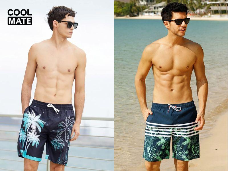 Quần bơi nam Board Shorts được làm từ vải polyester 