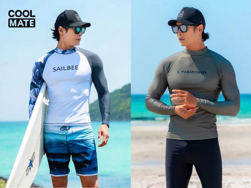 Quần bơi nam sexy Rash Guards chống tia UV 