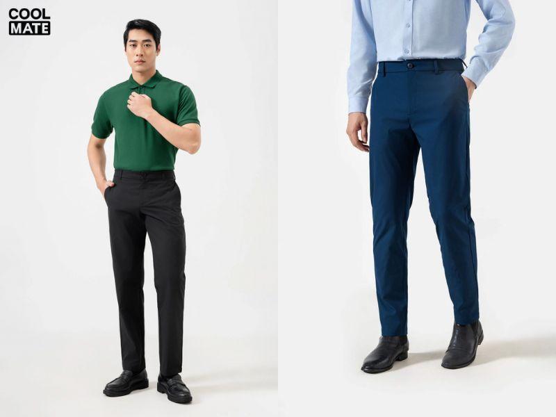 Mẫu quần dài bán chạy tháng 4/2024 phù hợp với các chàng trai lịch lãm, thời thượng