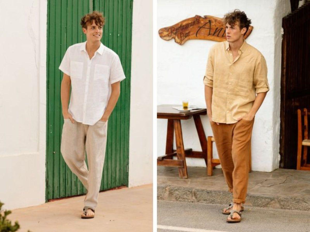 Áo sơ mi kết hợp với quần đũi mang lại nhiều phong cách đa dạng