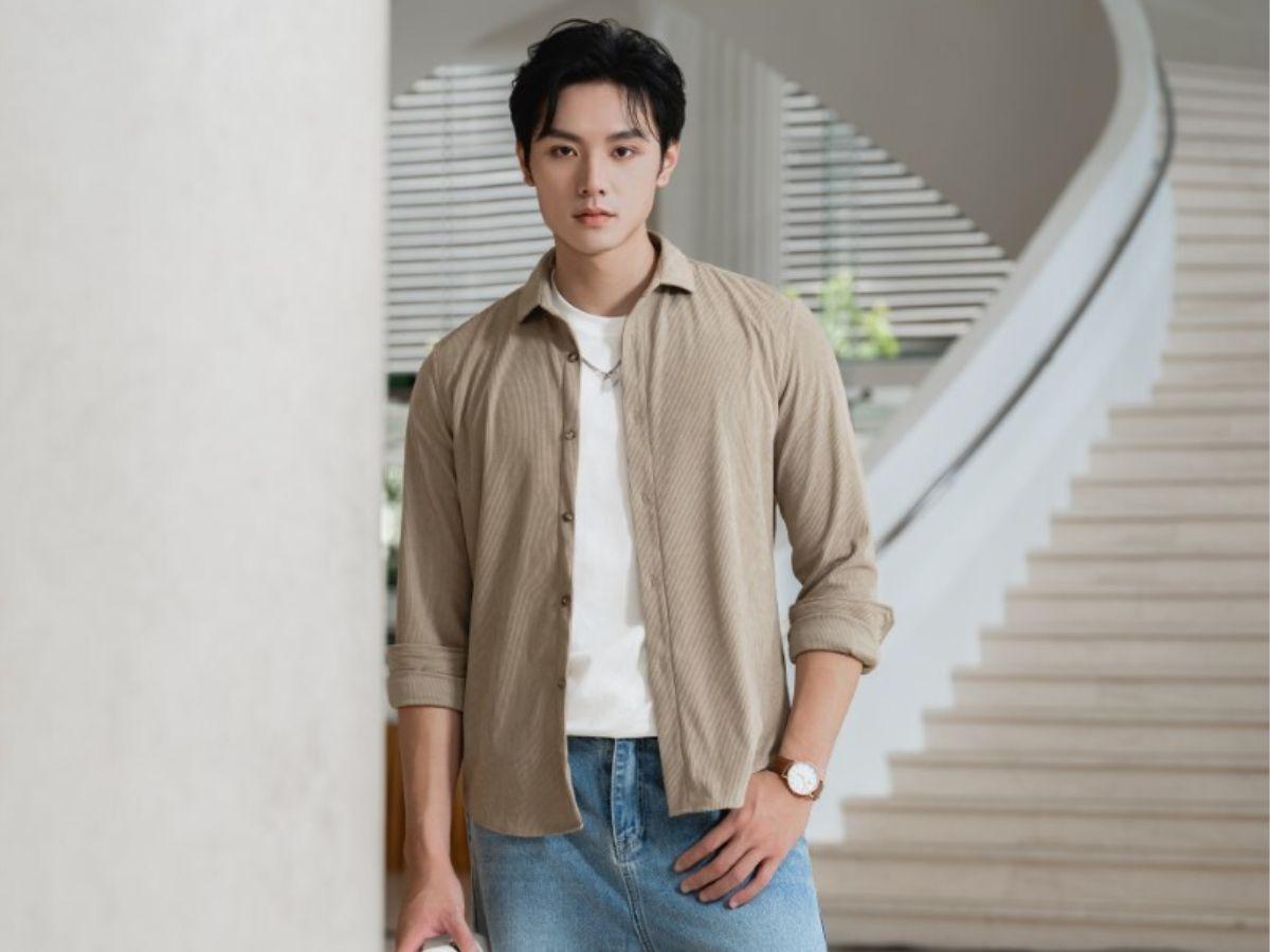 Khoác ngoài bằng áo sơ mi flannel tạo vẻ ngoài vừa ấm áp vừa năng động