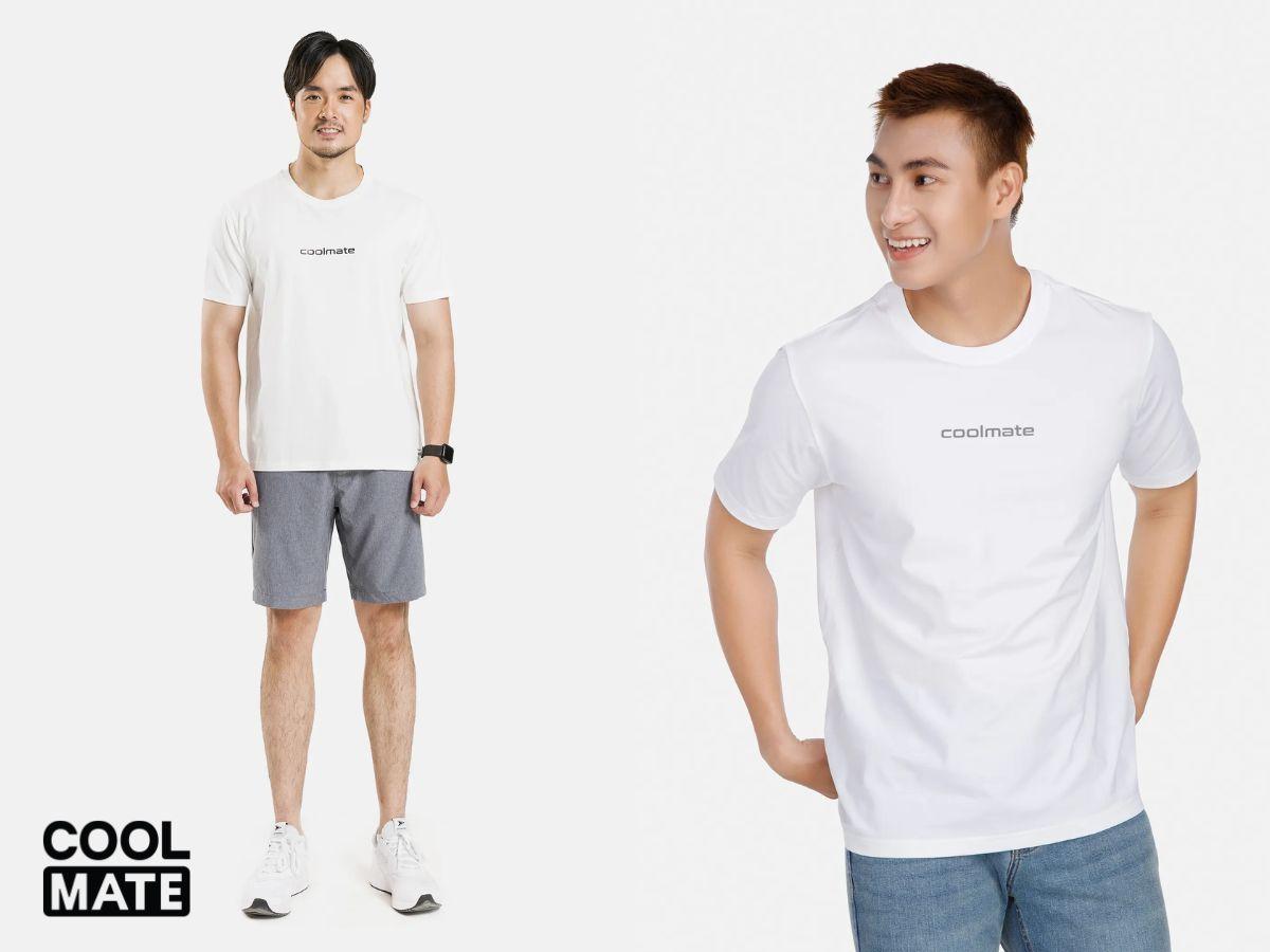 Chất vải Cotton Compact của Coolmate mềm, thoáng và giữ phom tốt cả ngày