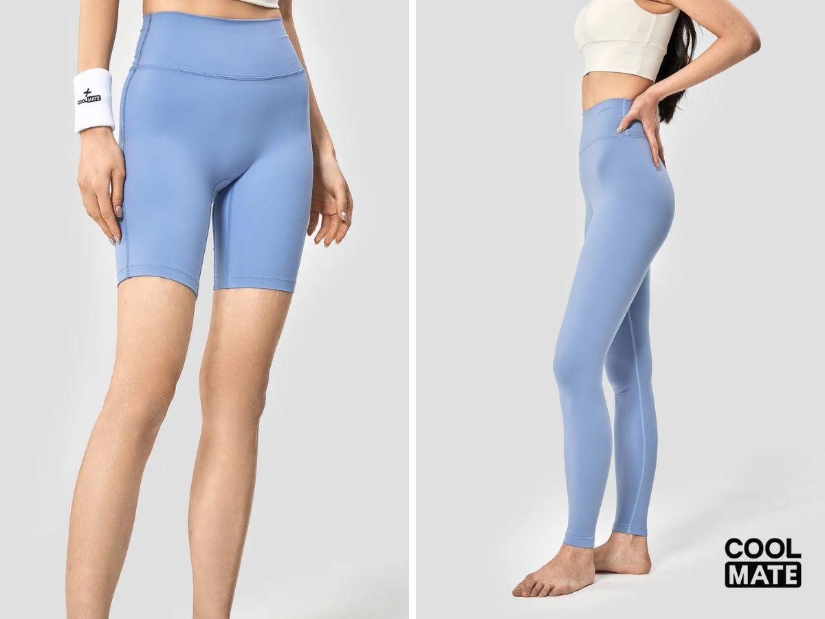 Quần legging còn có sự khác nhau về độ dài quần tuỳ vào sở thích của từng người