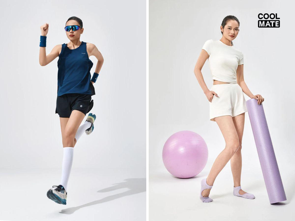 Coolmate mang đến đa dạng dòng quần short thể thao nữ, mỗi loại đều được tối ưu về chất liệu, công nghệ 