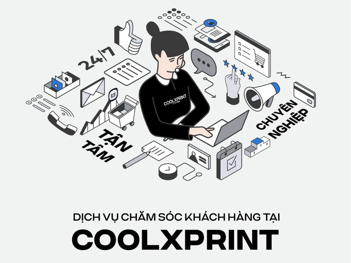 Tại CoolXPrint có đội ngũ tư vấn sẵn sàng hỗ trợ khách hàng trong suốt quá trình