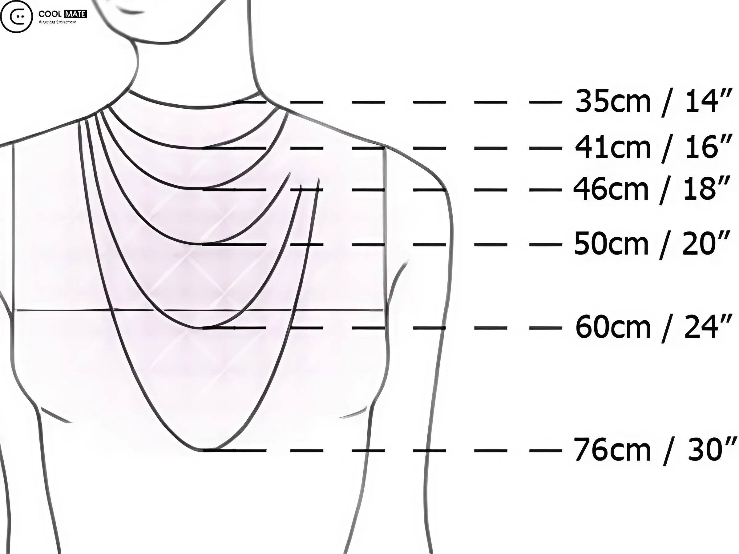 Chọn độ dài và độ dày dây chuyền sao cho hợp với vóc dáng và outfit?