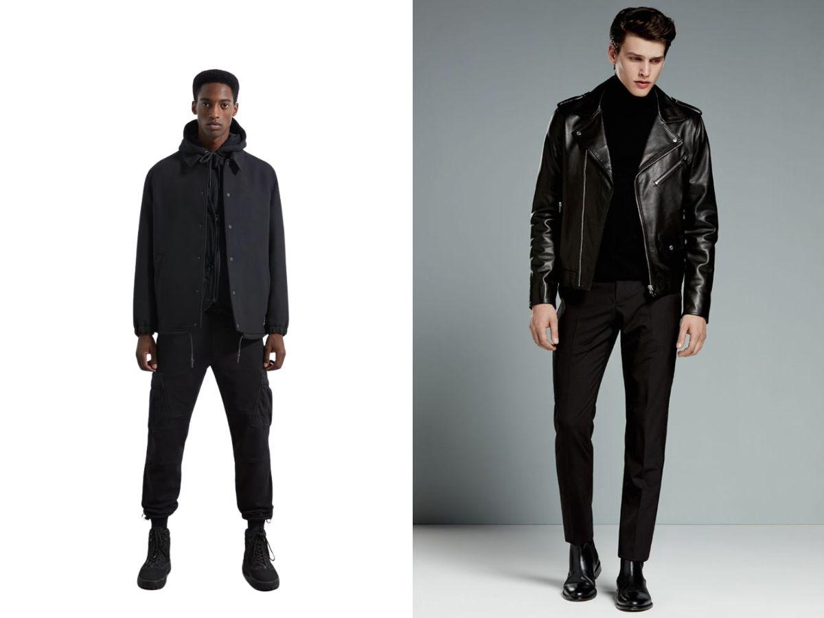 Để tăng thêm cá tính cho set đồ All Black, hãy thử nghiệm với layering