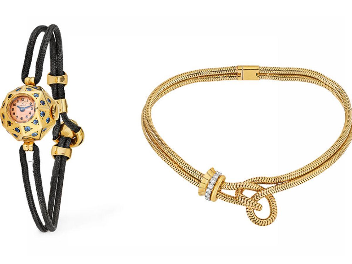 Khoảng thập niên 1930, vàng vẫn là chất liệu được sử dụng chính cho các thiết kế đồng hồ nhà Van Cleef & Arpels