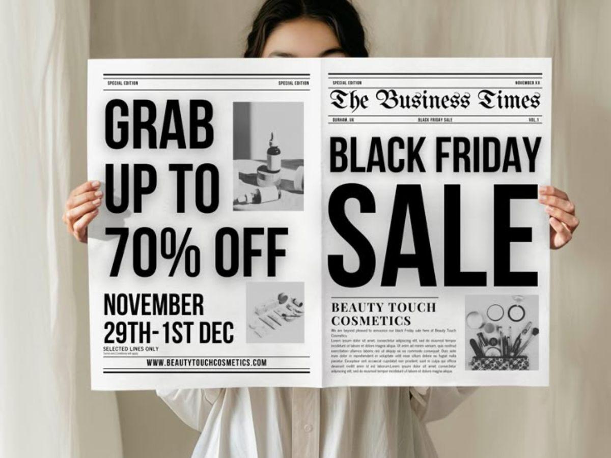 Các sự kiện sale như Black Friday là dịp để bạn mua sản phẩm của local brand nước ngoài với giá ưu đãi
