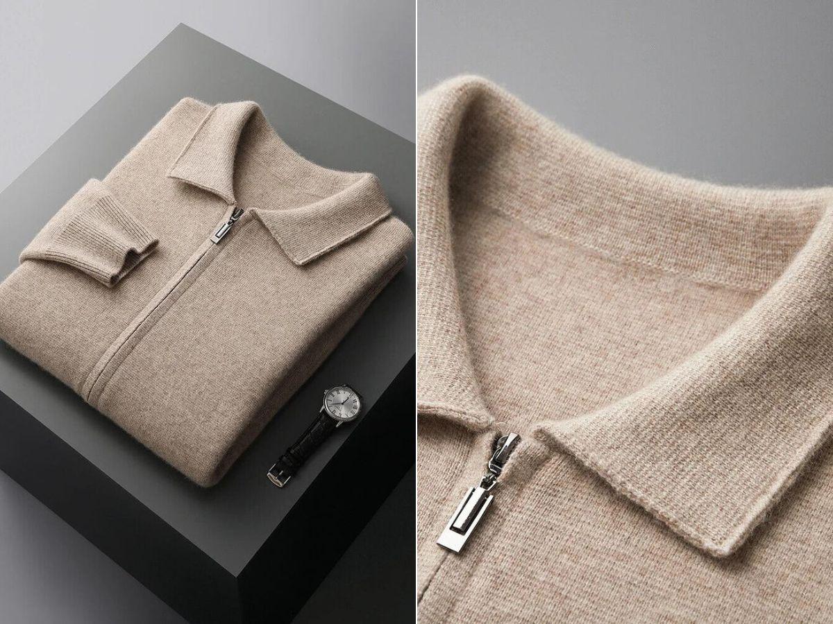 Chất liệu vải quyết định sự thoải mái của chiếc cardigan nam