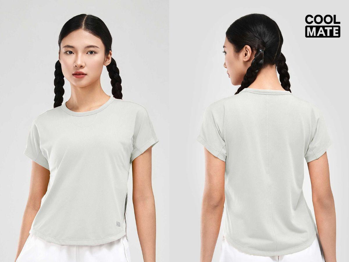 Kiểu áo slim fit ôm sát, tôn dáng, nên chọn tăng size nếu muốn rộng hơn