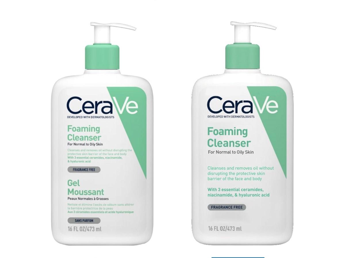 CeraVe Foaming Cleanser được nhiều người tin d&ugrave;ng để l&agrave;m sạch da