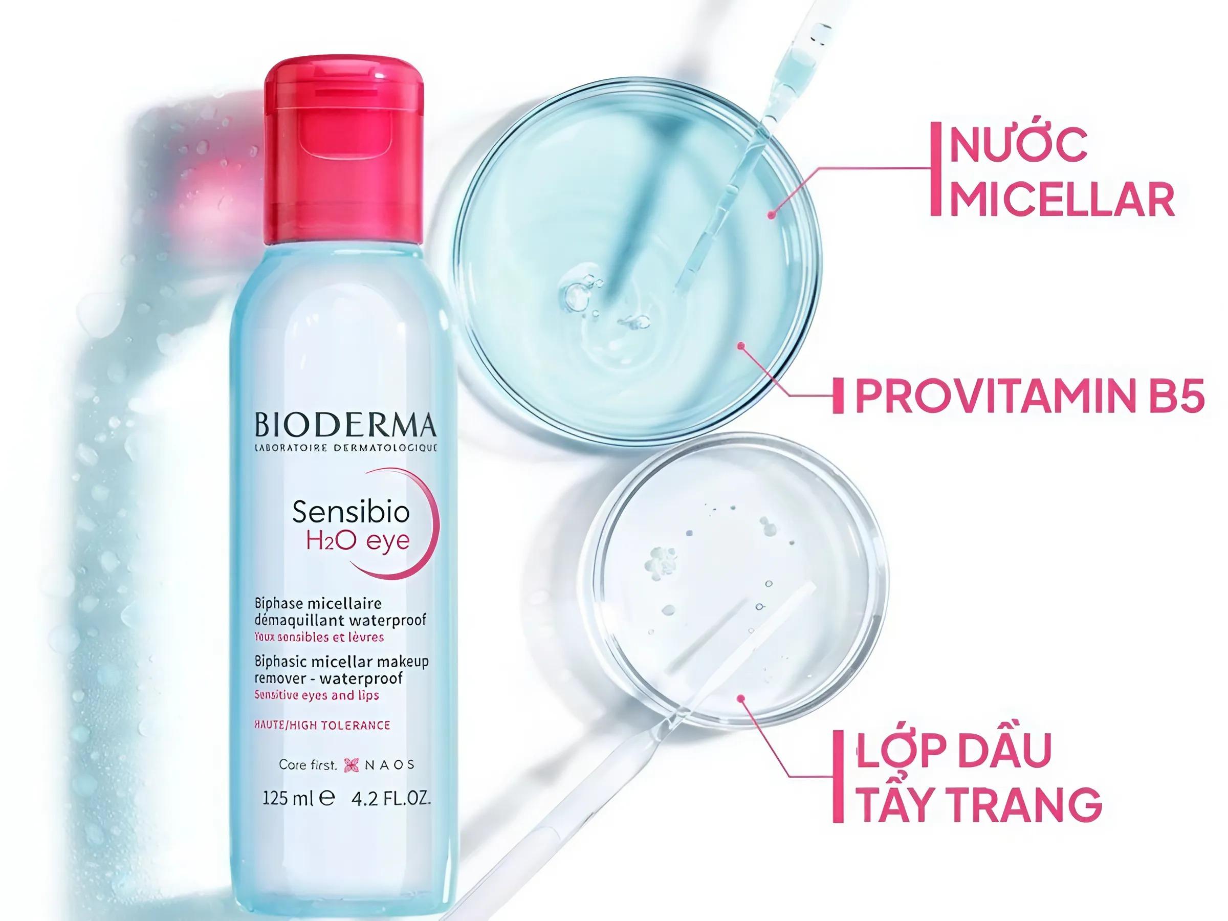 Bioderma Sensibio H2O Eye Bi-phase Micellar Makeup Remover