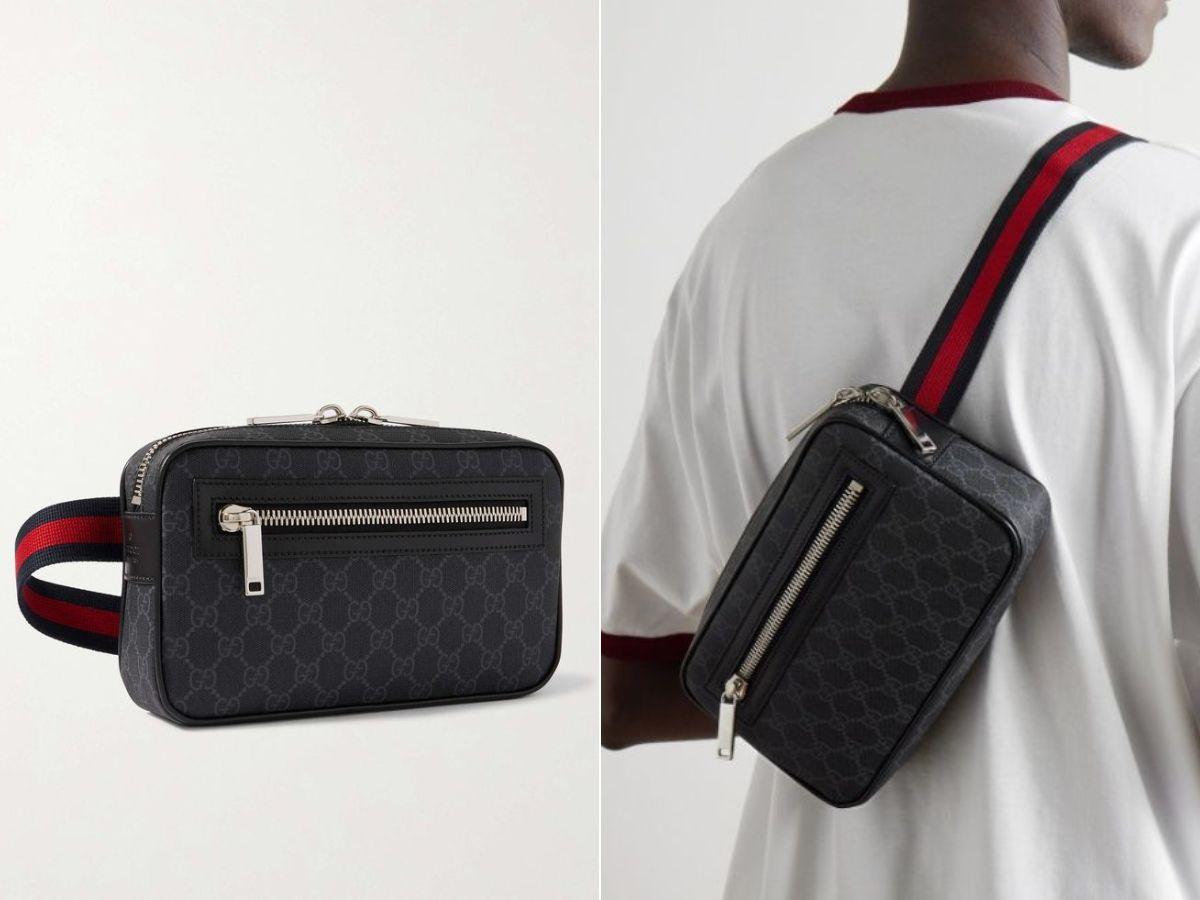 Soft GG Supreme Belt Bag in Black là lựa chọn túi fanny pack nổi bật