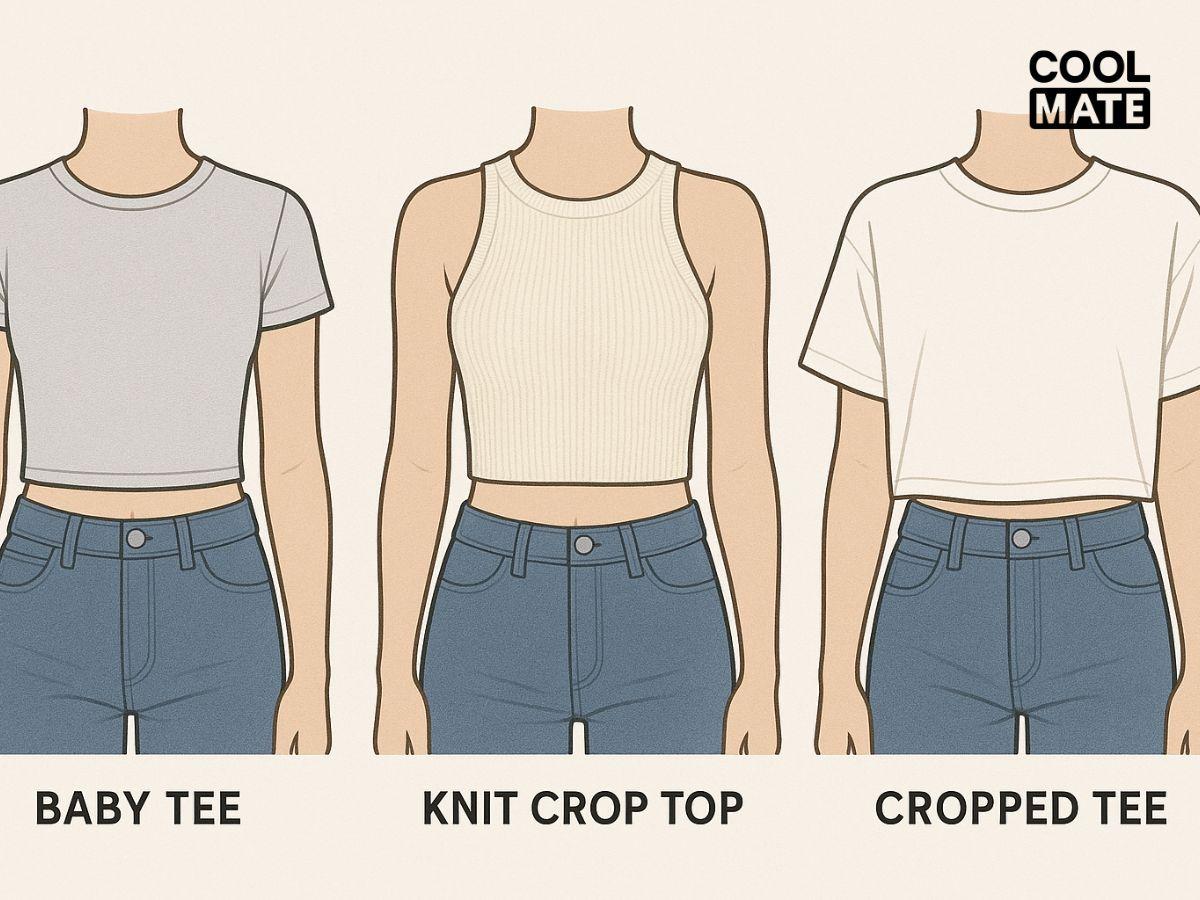Các yếu tố chọn size gồm độ dài, độ ôm, và kiểu dáng đa dạng
