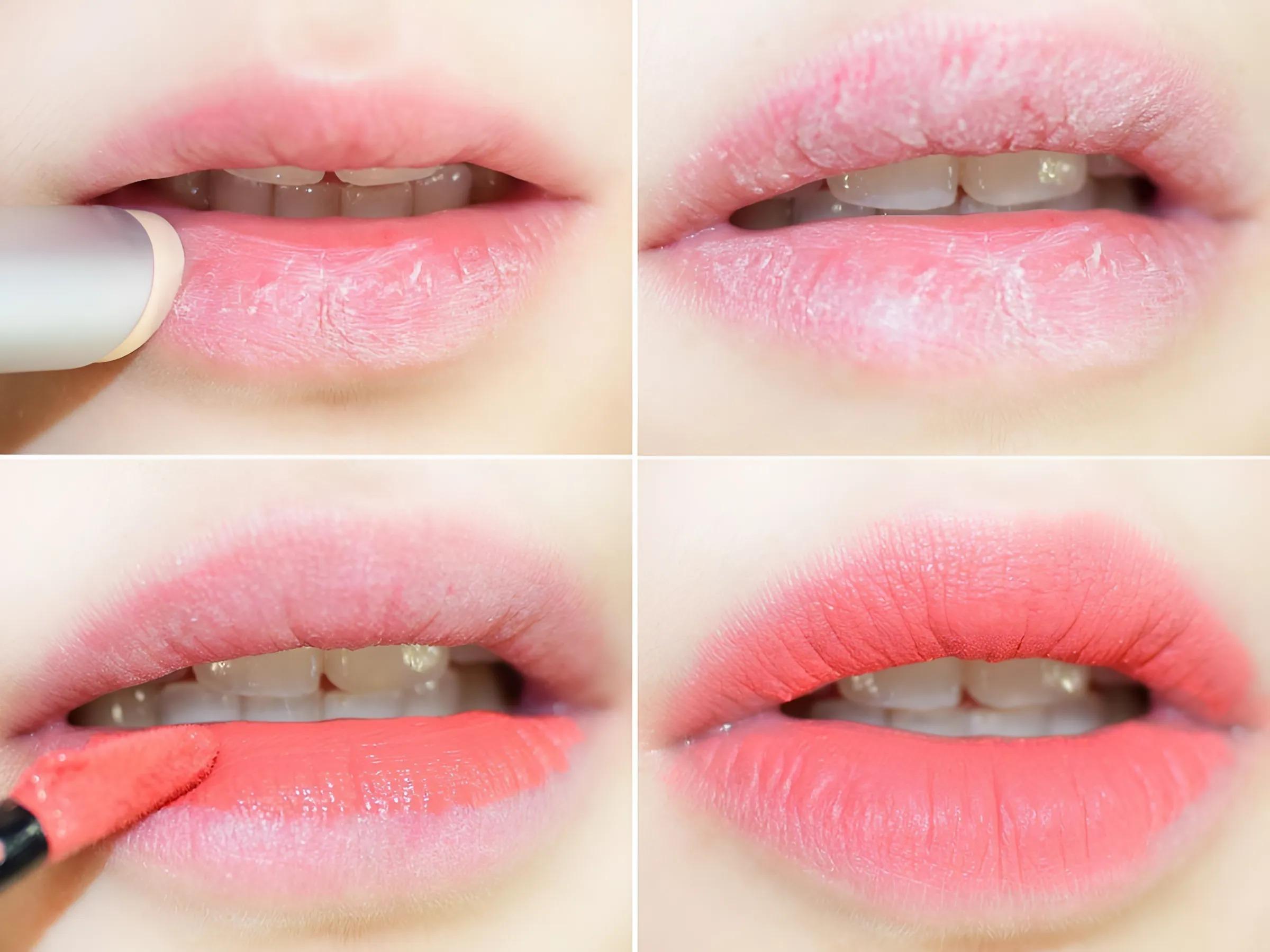 Luôn dùng son dưỡng làm lớp lót