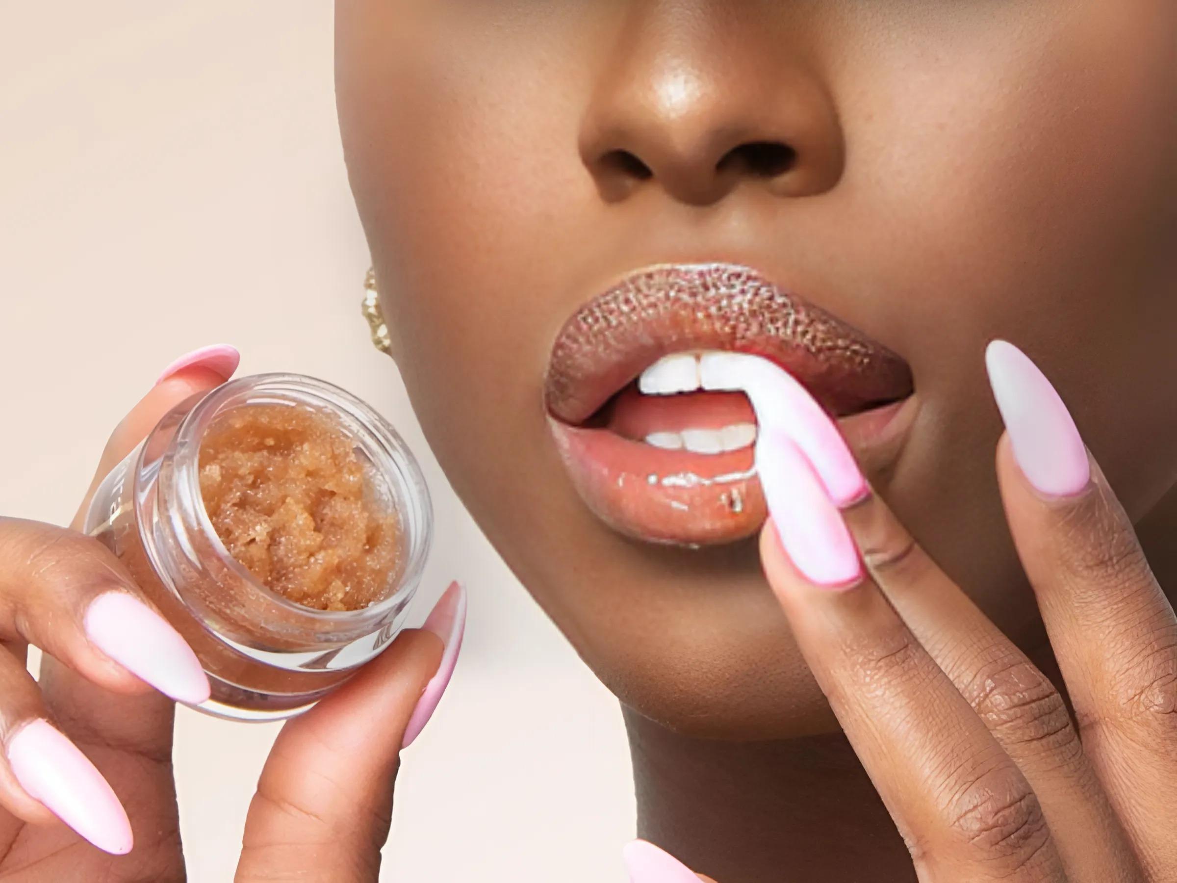 Tẩy tế bào chết môi đều đặn: Giúp môi mịn màng và hấp thu dưỡng chất tốt hơn