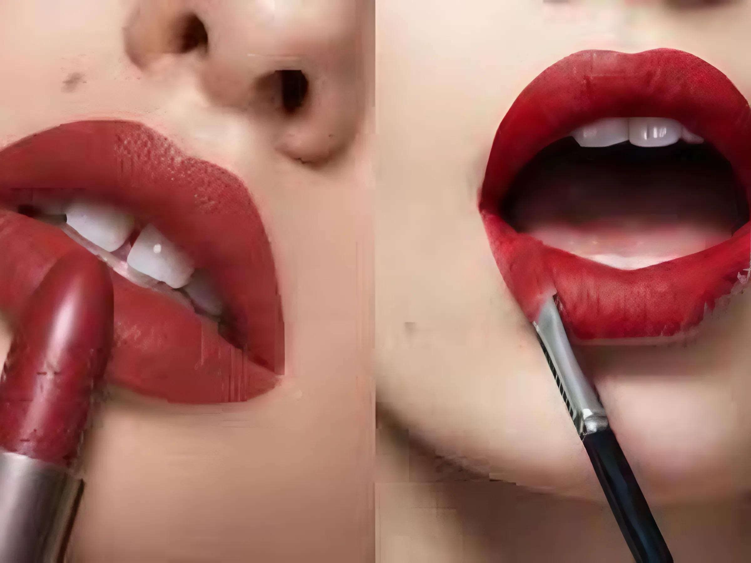 Son lì và son satin/kem