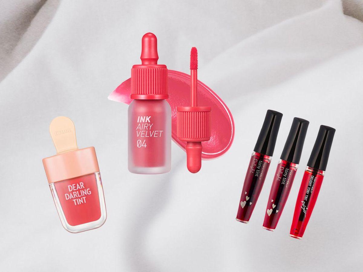 Các kết cấu của son tint rất đa dạng