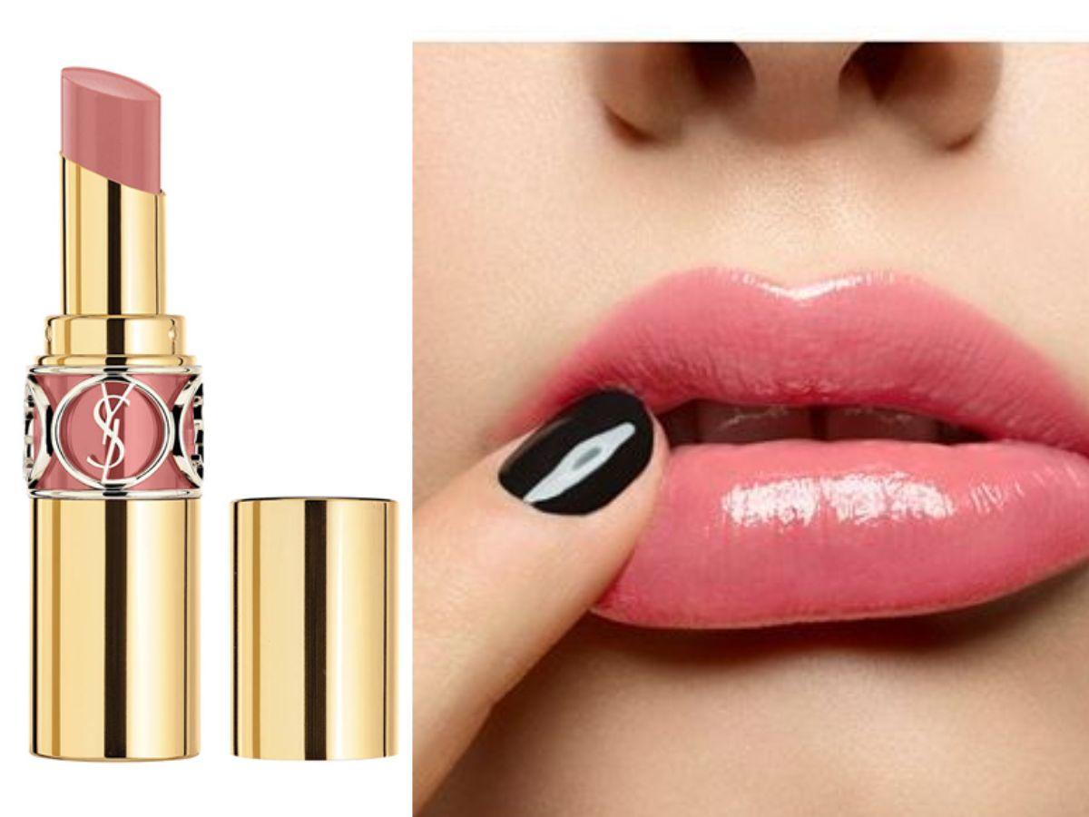 YSL Rouge Volupté Shine Lipstick Balm là một trong những mẫu son hồng cao cấp