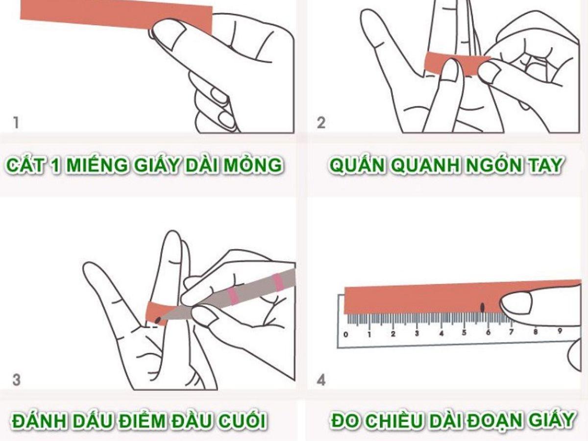 Cách Đo Size Nhẫn Tại Nhà Cực Chuẩn