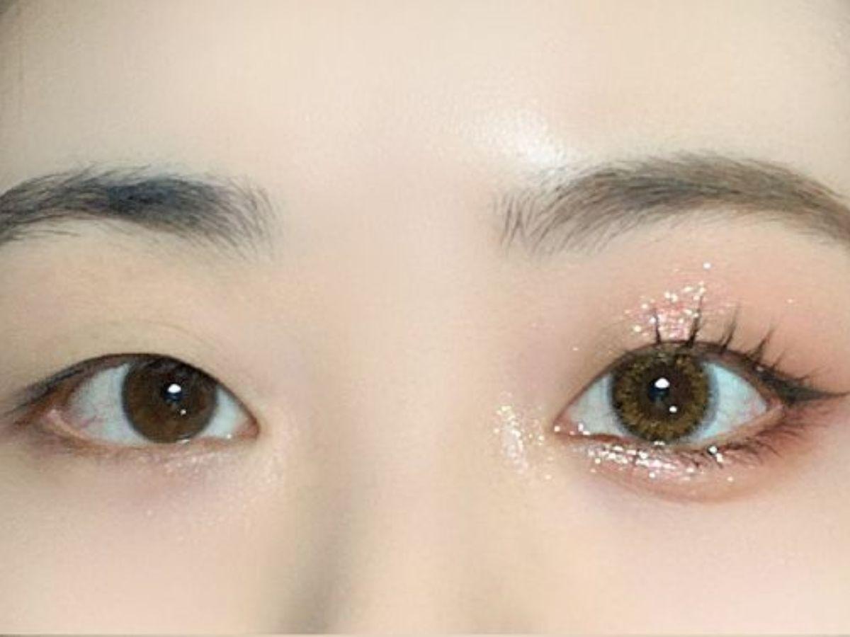 Ảnh trước và sau  khi chuốt mi