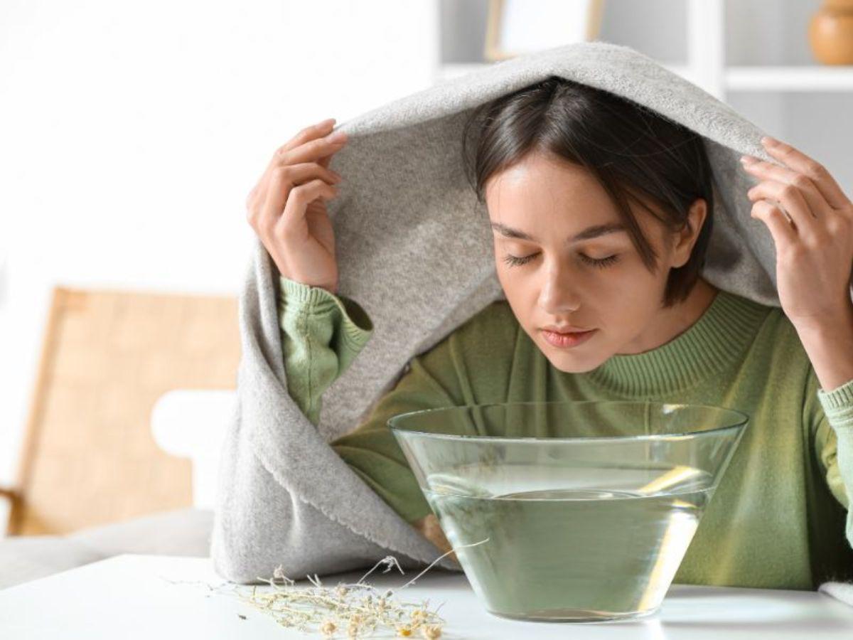 Xông hơi giúp đẩy nhân mụn và thải độc da