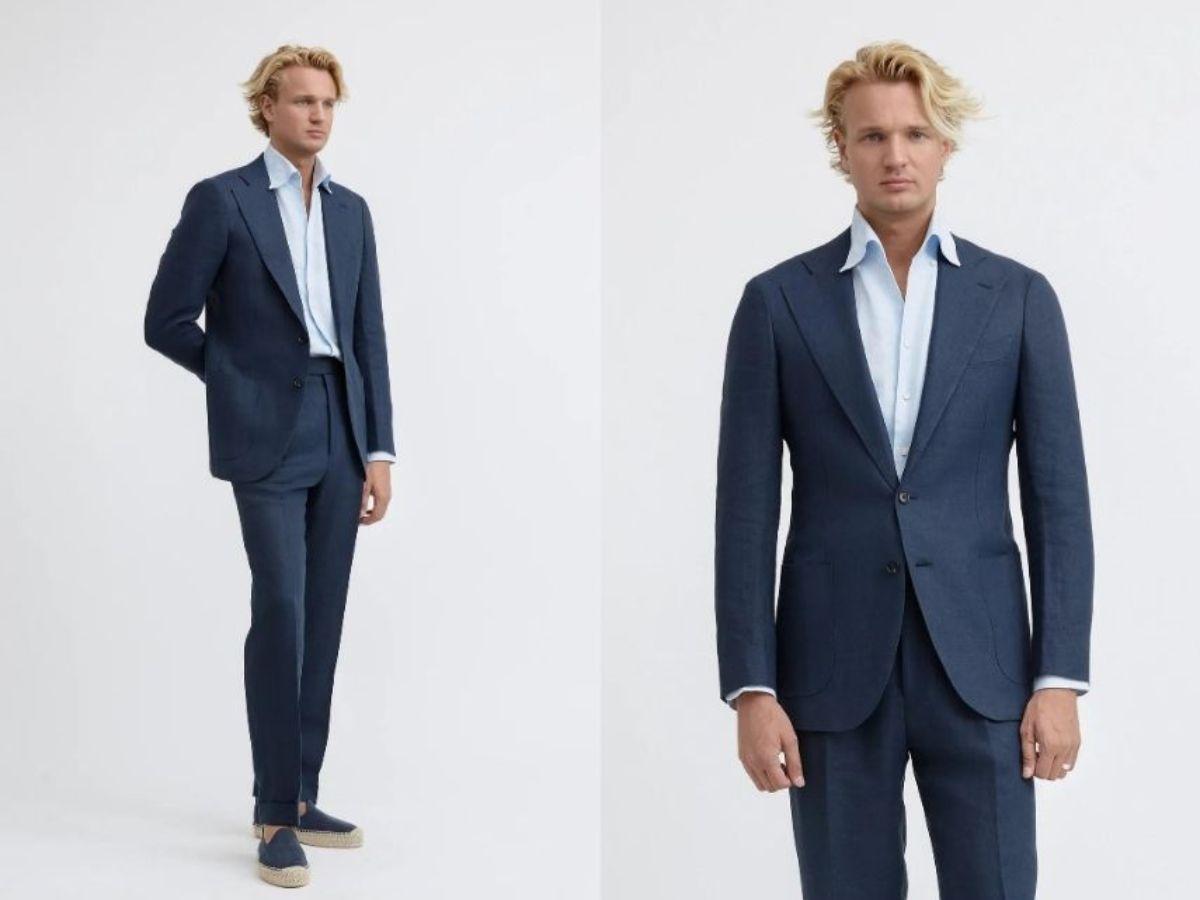 Phối vest với áo sơ mi kinh điển