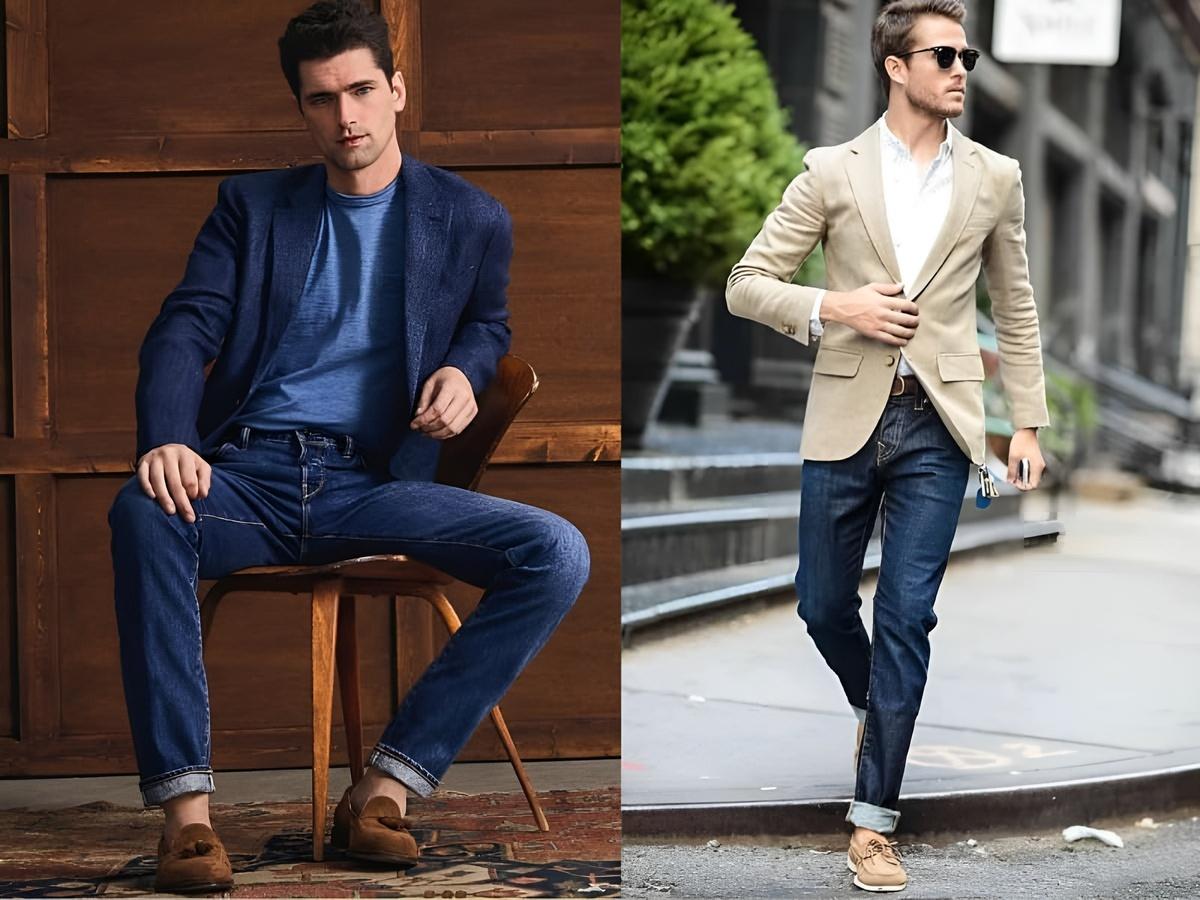 Quần jeans là một lựa chọn mạo hiểm khi tham dự tiệc cưới