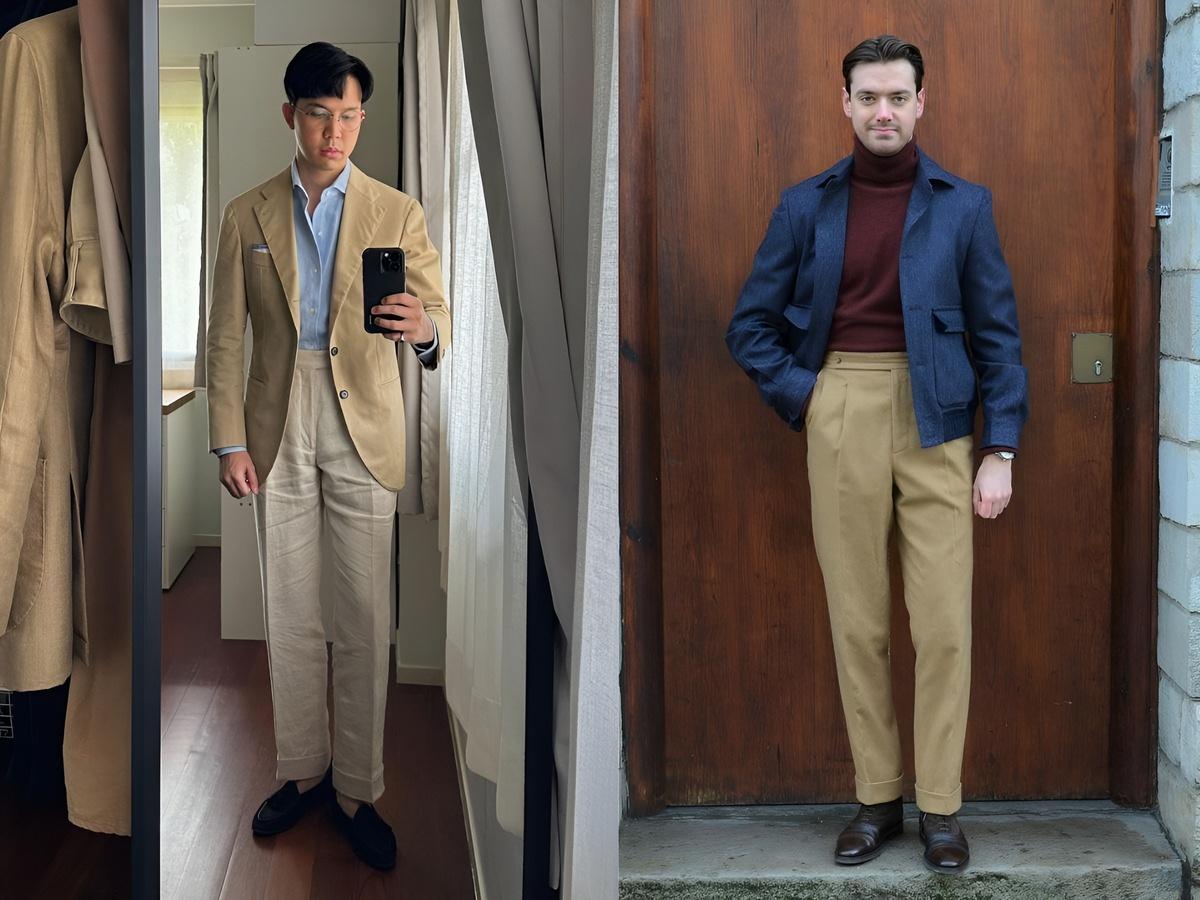 Bộ đồ Separates với màu sắc tương phản mang lại một vẻ ngoài nổi bật và sành điệu