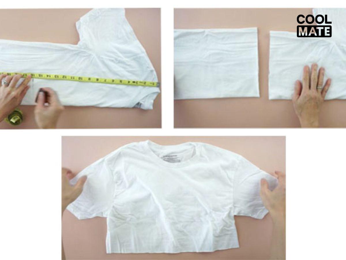 Hướng dẫn tự làm áo croptop DIY từ áo cũ đơn giản
