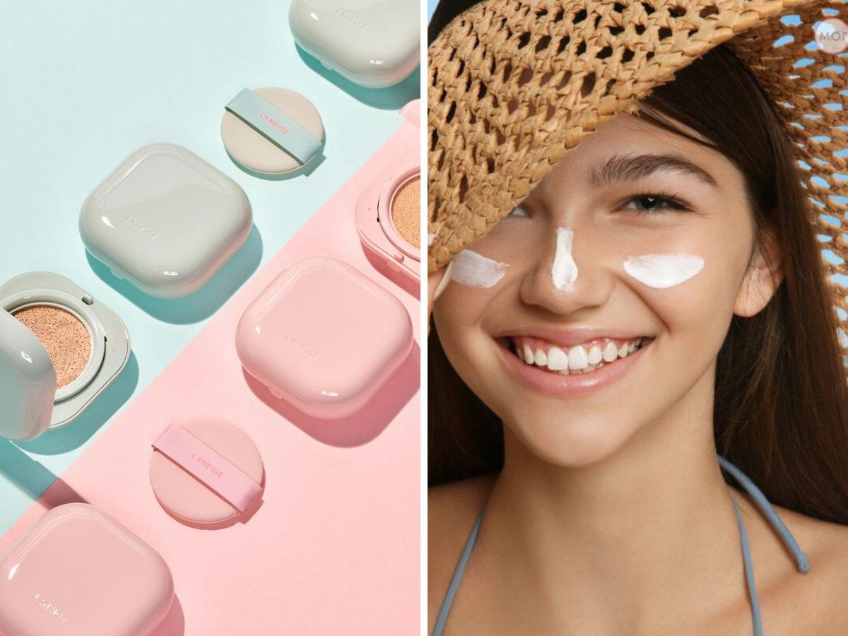 Cushion và kem chống nắng có những tác dụng khác nhau