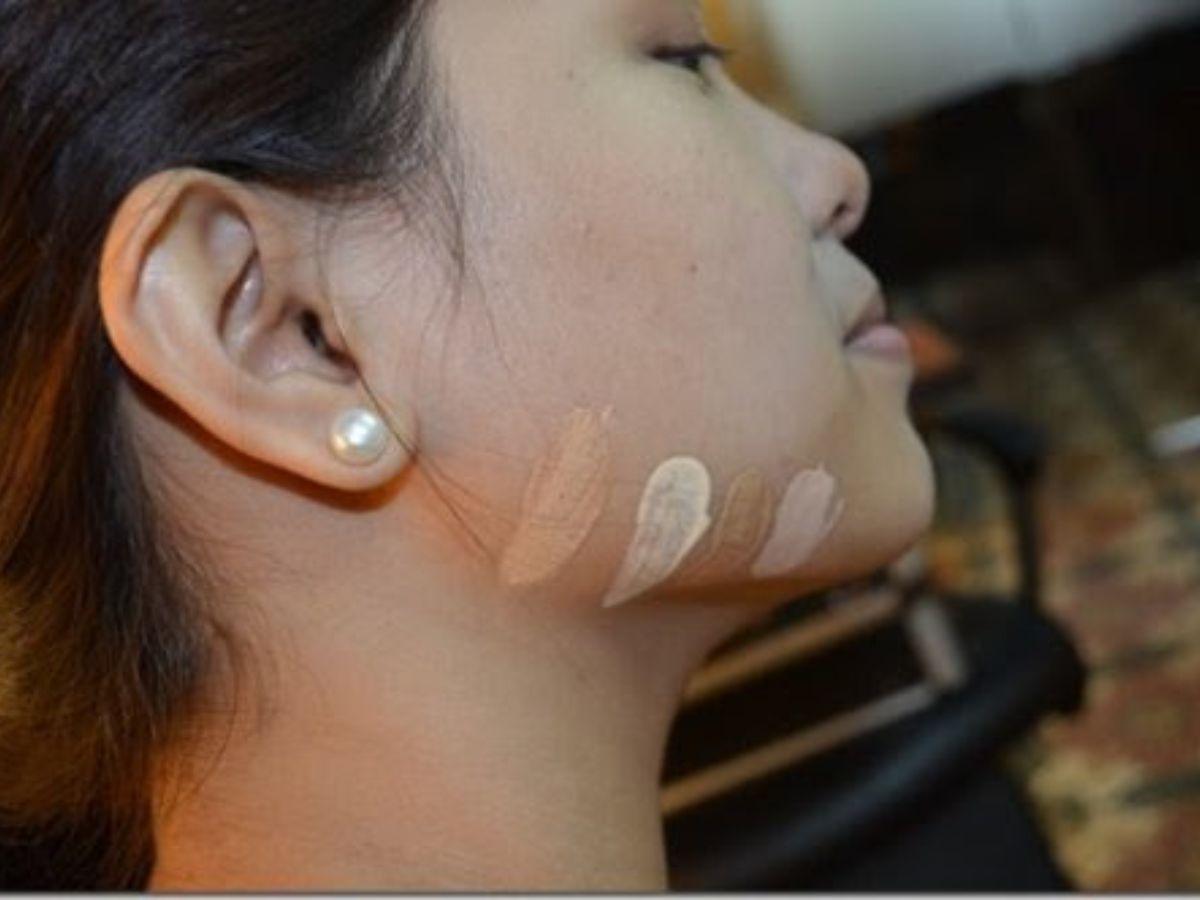 Test sản phẩm trên xương quai hàm
