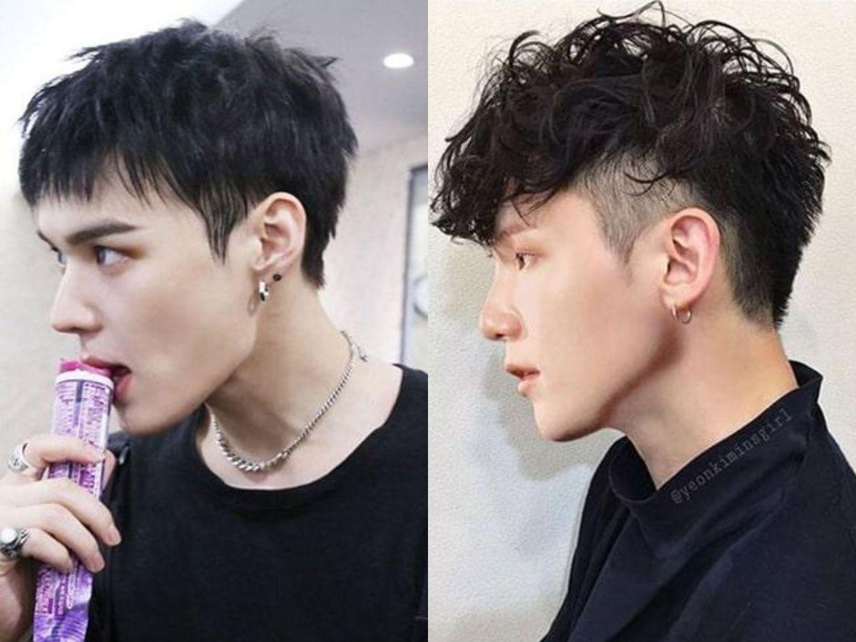 Chàng mặt tròn nên chọn mullet layer tỉa gọn hai bên