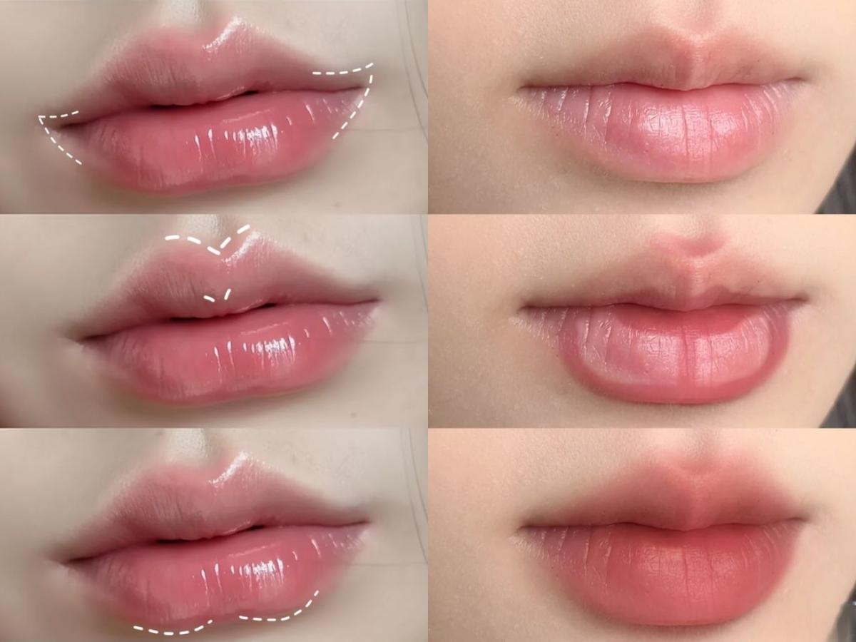 Mẹo mím môi vào ngón tay sẽ giúp loại bỏ son thừa và tránh dính vào răng