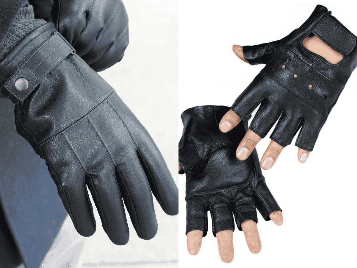 Găng tay da thật / da tổng hợp (PU leather)