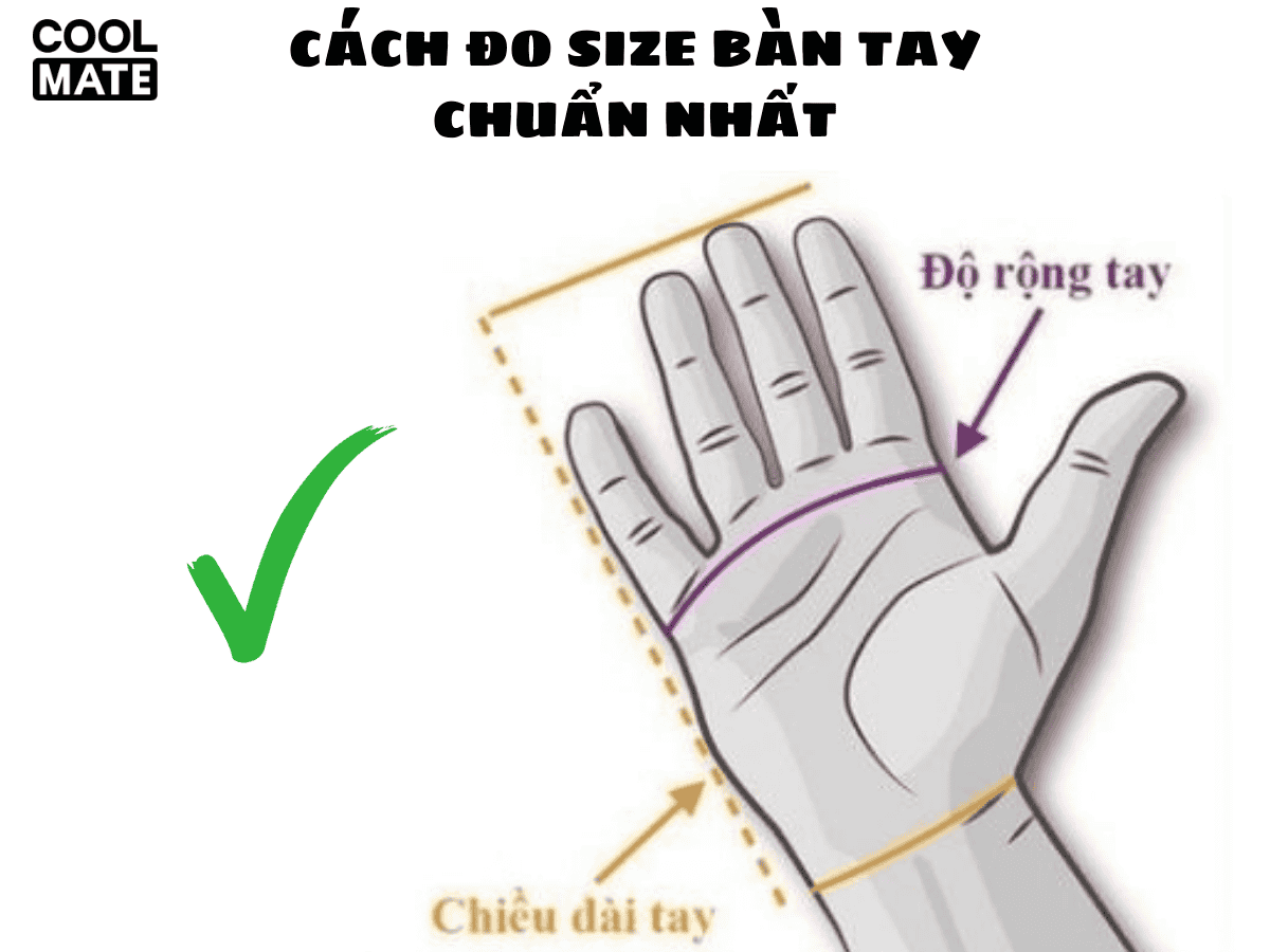 Cách chọn size găng tay sao cho vừa vặn nhất
