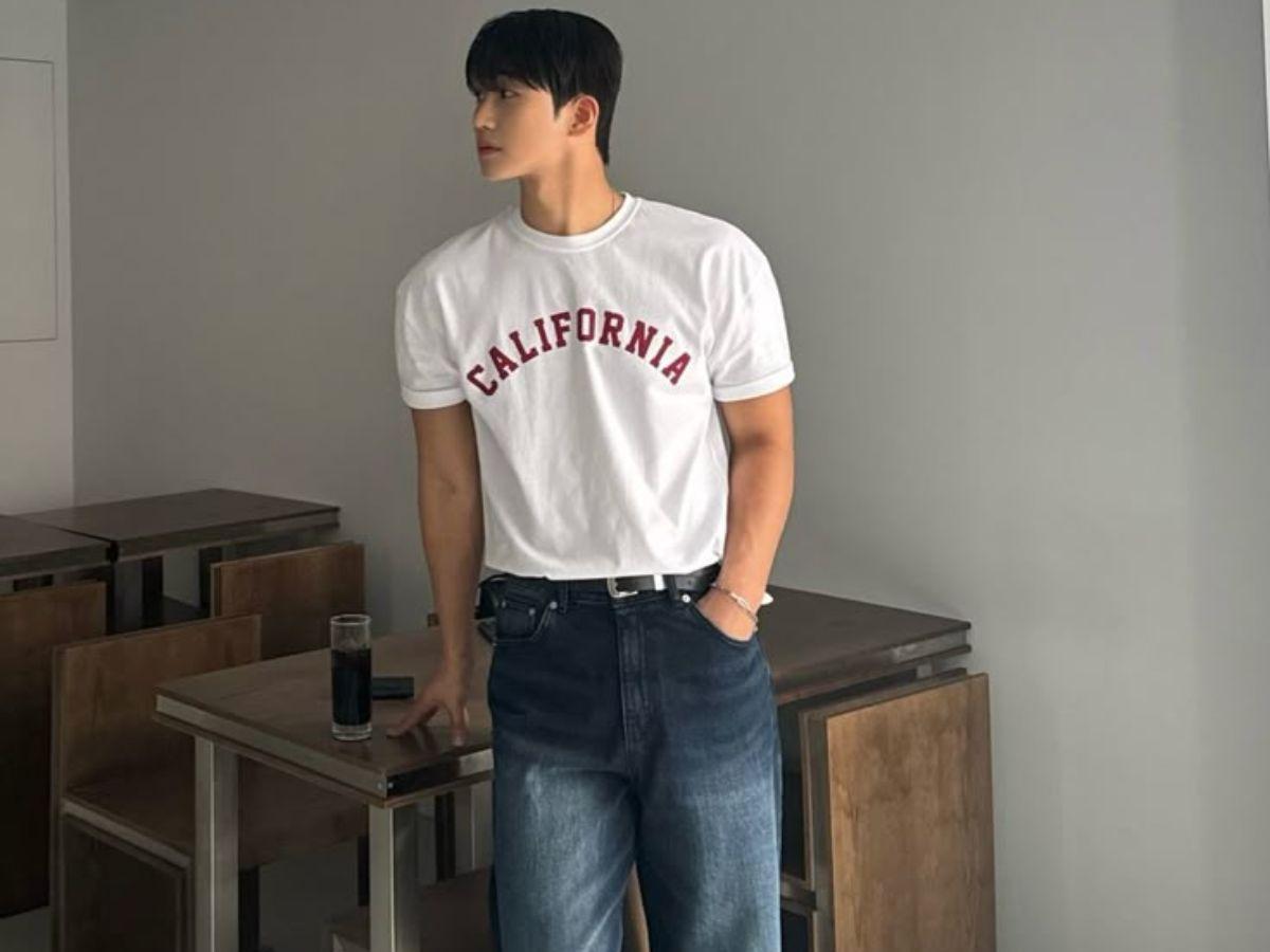 Phối cùng áo thun basic giúp mang đến vẻ ngoài năng động