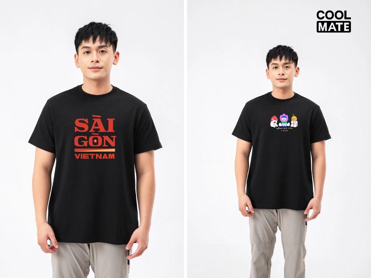 Áo thun họa tiết Coolmate giúp anh em thêm năng động