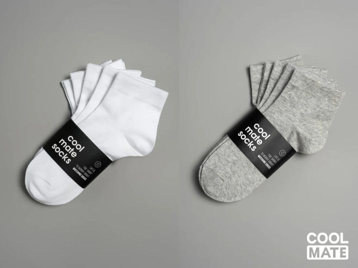 Vớ Coolmate rất phù hợp nếu kết hợp cùng giày trượt ván