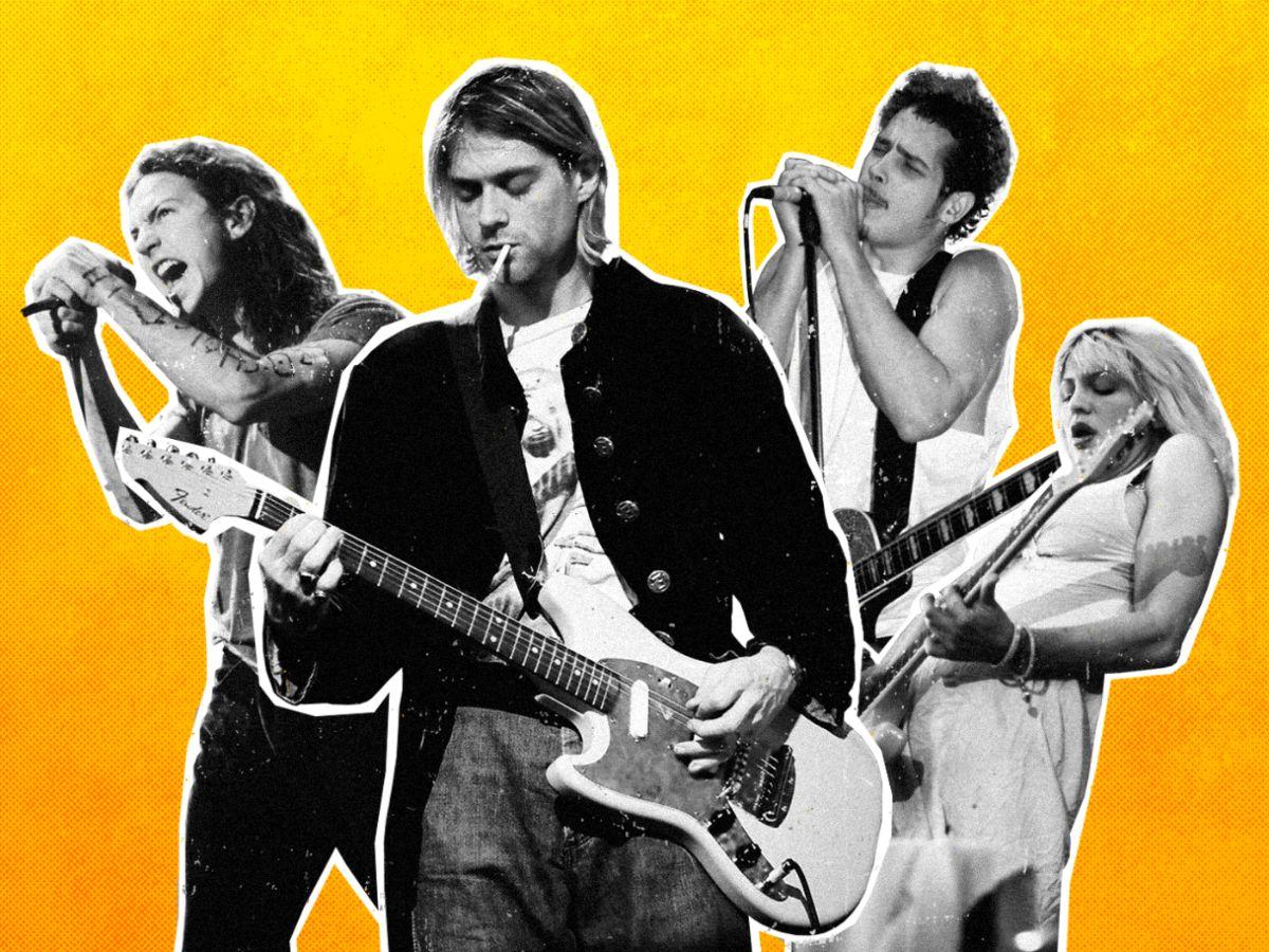 Phong cách Grunge xuất hiện cả trên những album nhạc nổi tiếng