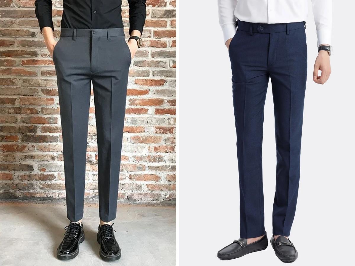 Quần tây cạp cạp nam mang đến vẻ đẹp lịch lãm 
