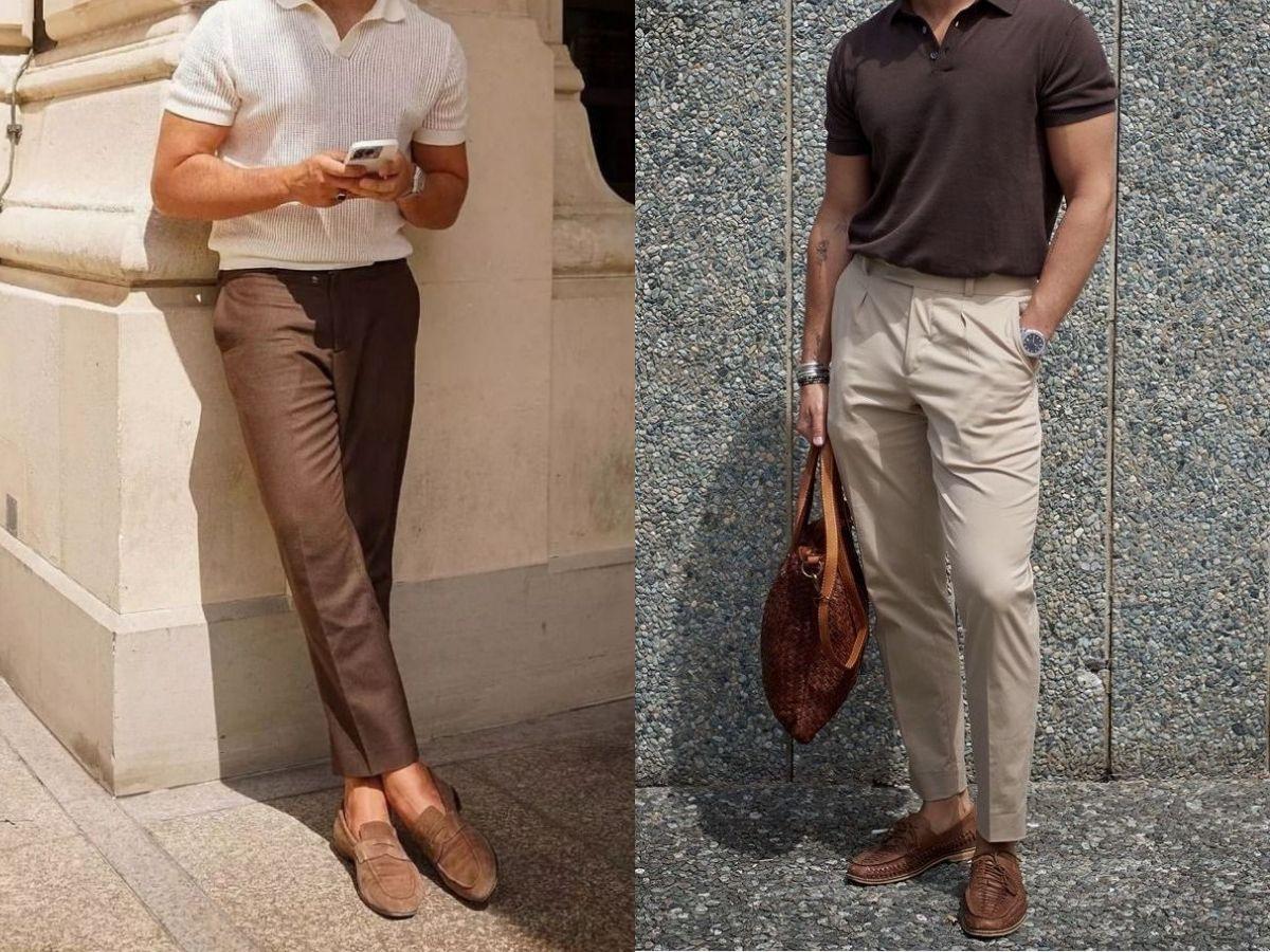 Cropped Trousers là kiểu quần có chiều dài ngắn hơn thông thường, thường dừng ở trên mắt cá chân
